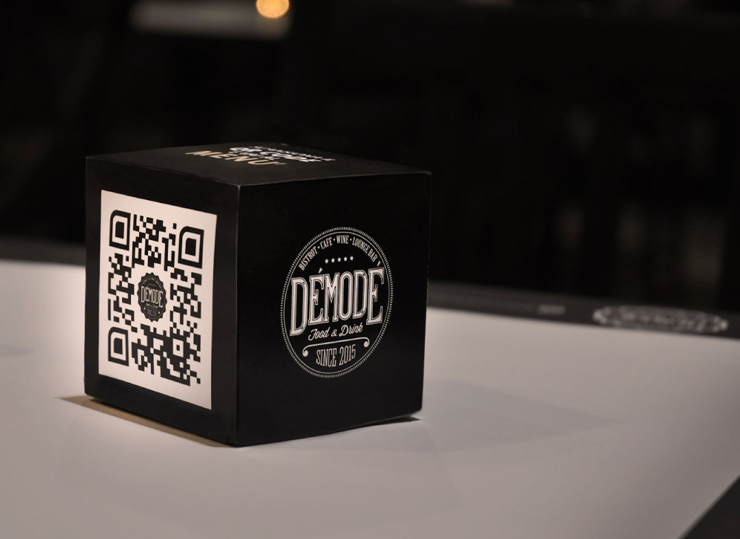 Démodé QR code design